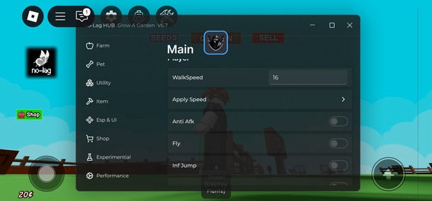 Grow a Garden Candy Blossom Script Dashboard
